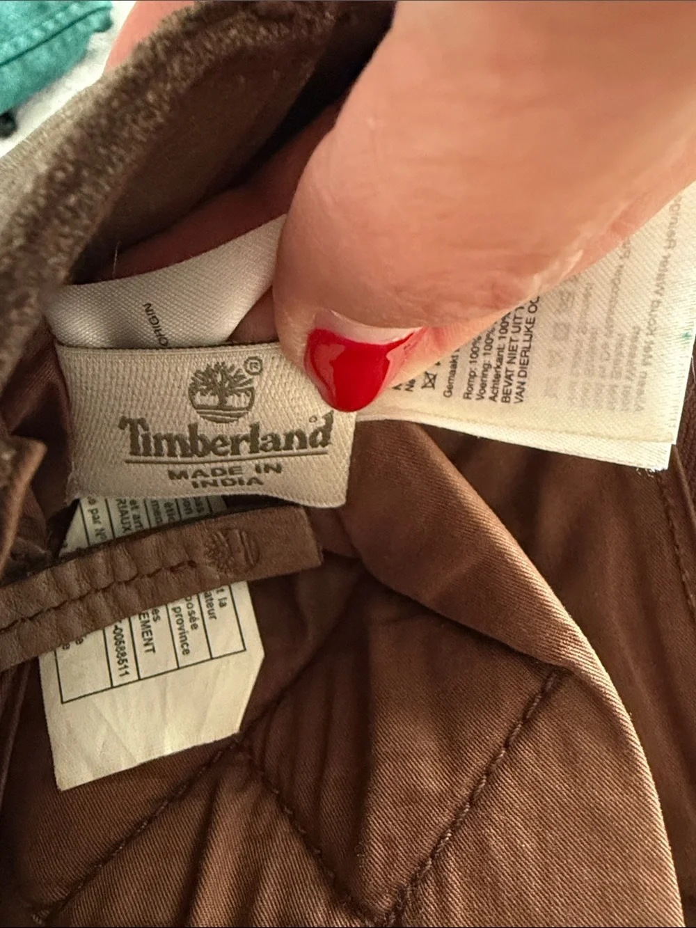 Timberland leather backpack